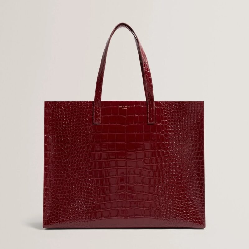WELLMA Croc Effect Extra Large Icon Bag