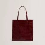 WENELLA Croc Effect Large Icon Bag
