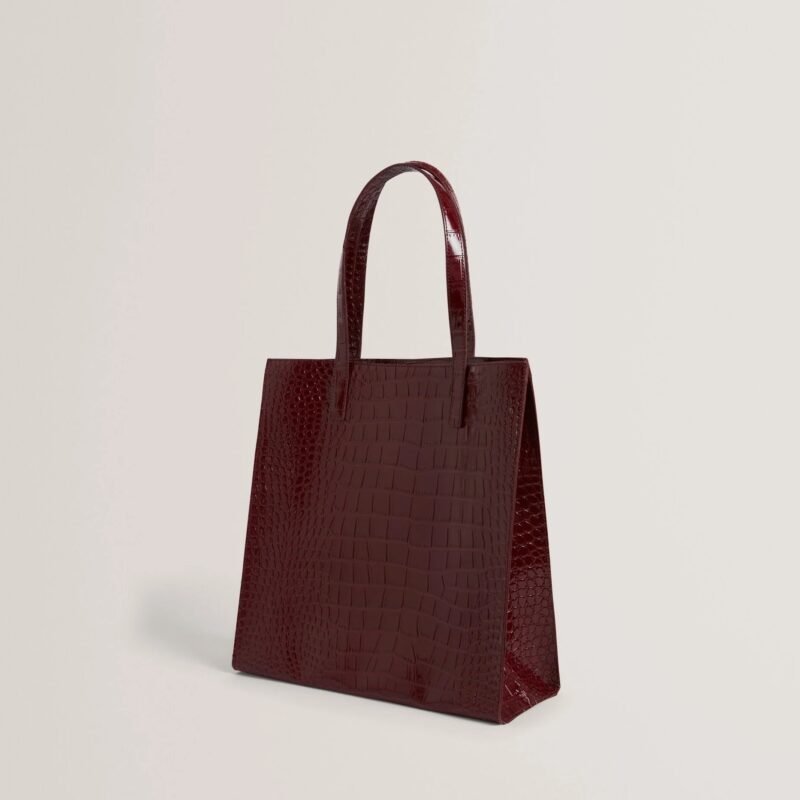 WENELLA Croc Effect Large Icon Bag