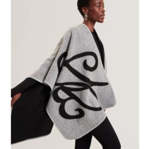 AVASII TB Script Wool Blend Scarf