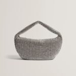 CRYSTIZ Medium Crystal Slouchy Hobo Bag