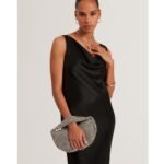 CRYSTIZ Medium Crystal Slouchy Hobo Bag