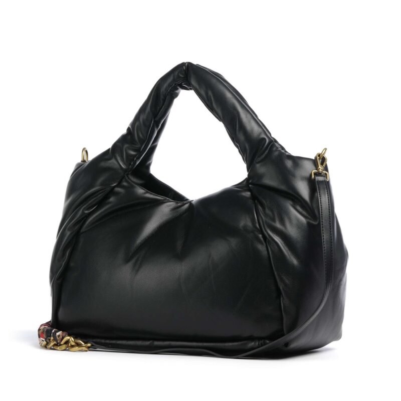Puffy Handbag with foulard