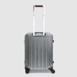 Cabin suitcase with front pocket for laptop