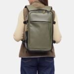 ECO COATED Travel backpack with double compartment