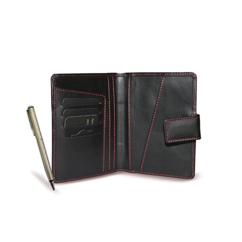 Leather passport holder