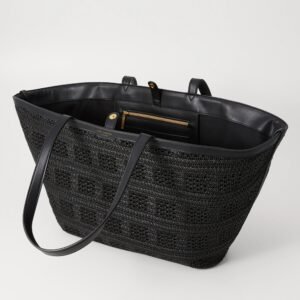 PAMYLAA Raffia Straw Oversized Tote Bag