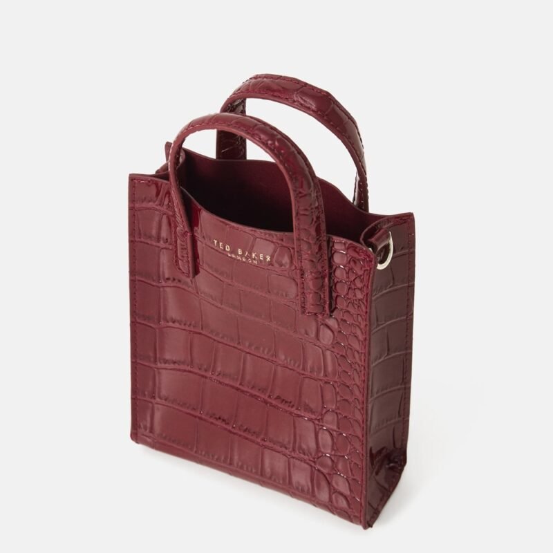 WENISSA Croc Effect Mini Icon Bag