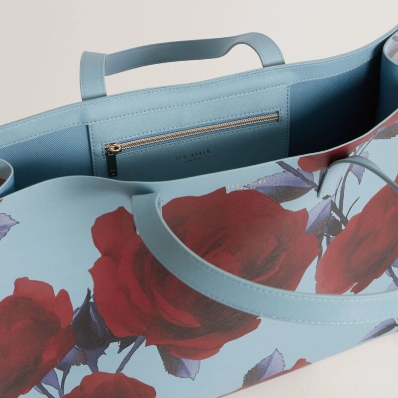 EMBERLI Extra Large Rose Print Icon Bag
