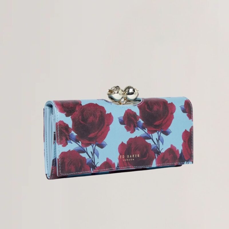 ELLRIE Large Rose Print Bobble Purse