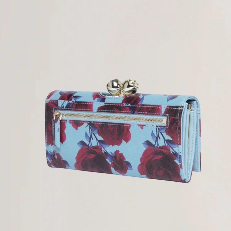 ELLRIE Large Rose Print Bobble Purse