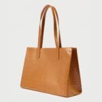 WELONA Croc Effect Elongated Icon Bag