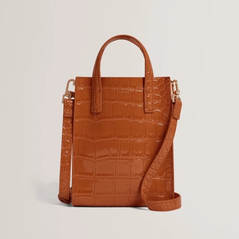 WENISSA Croc Effect Small Icon Bag