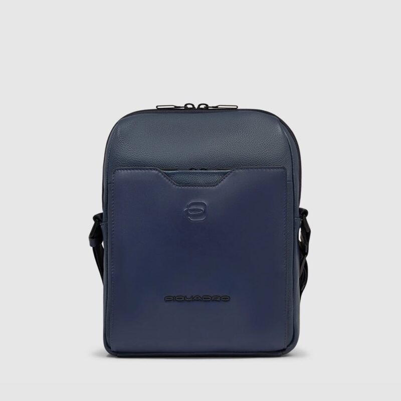 Leather Crossbody bag for iPad with RFID protection