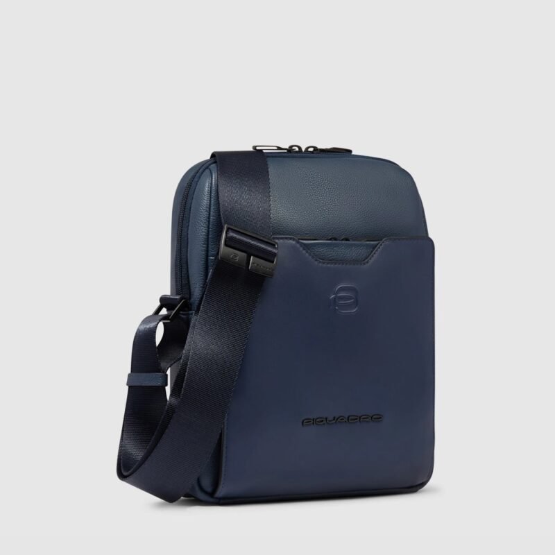 Leather Crossbody bag for iPad with RFID protection