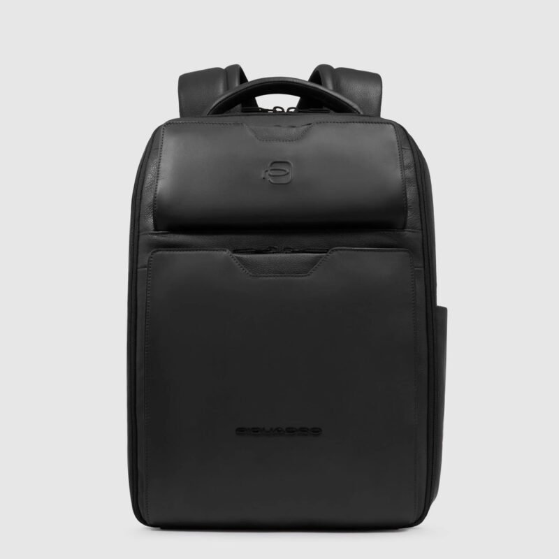 Travel Backpack in Leather for Laptop 14" and iPad