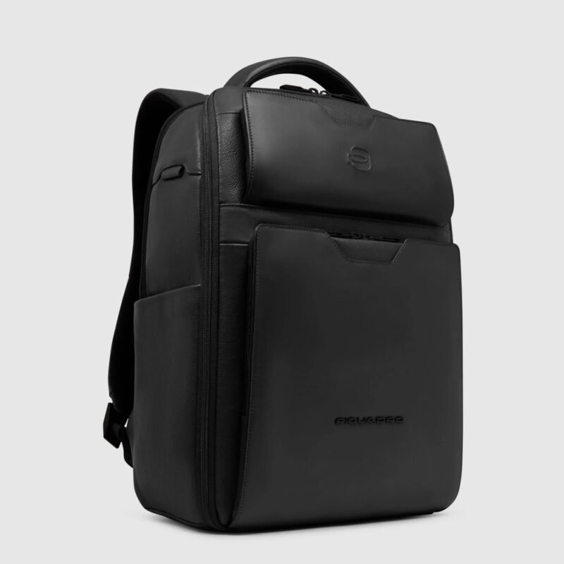 Travel Backpack in Leather for Laptop 14" and iPad