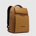 Travel Backpack in Leather for Laptop 14" and iPad