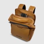 Travel Backpack in Leather for Laptop 14" and iPad