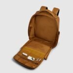 Travel Backpack in Leather for Laptop 14" and iPad