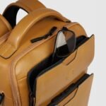Travel Backpack in Leather for Laptop 14" and iPad