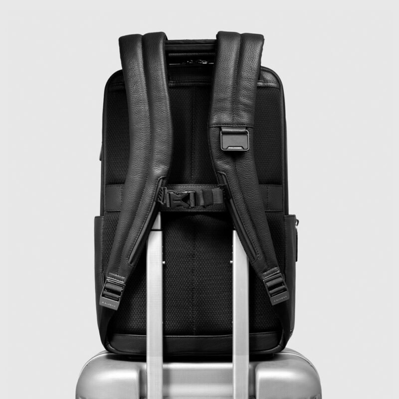 Backpack with fingerprint security lock