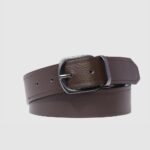 Men’s Leather belt with prong buckle