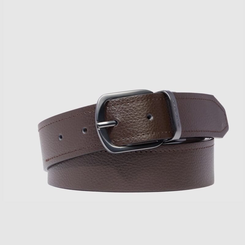 Men’s Leather belt with prong buckle