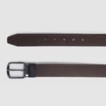 Men’s Leather belt with prong buckle