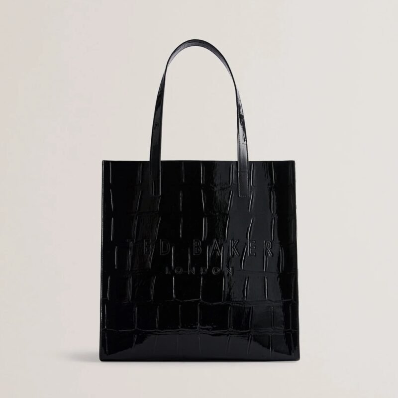 CROCCON Croc Effect Large Icon Bag