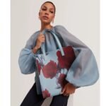 ELYZAA Rose print Large Icon Tote bag