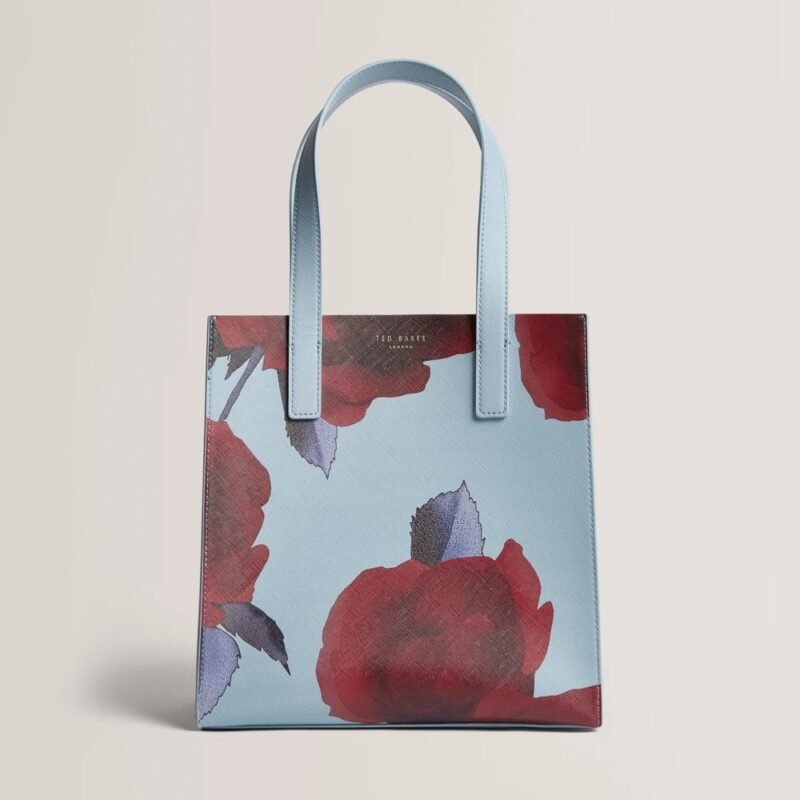 EMMERIE Rose print Small Icon bag