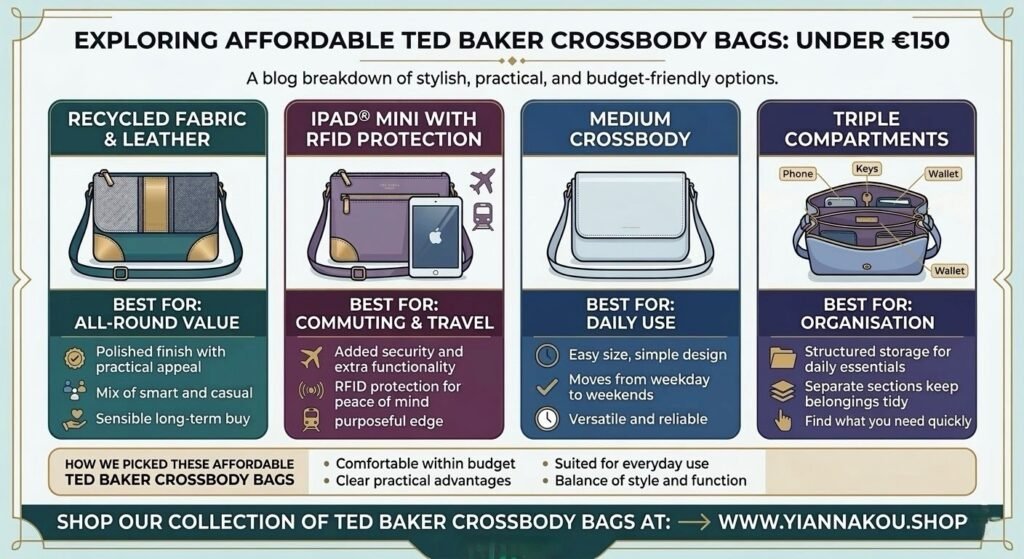 Under $150: These Ted Baker Crossbody Bags are Worth Every Penny