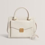 ANELLE TB Detail Large Leather Tote Bag