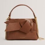 SSANSA Knot Bow Mini Top Handle Bag
