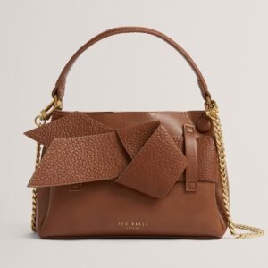 SSANSA Knot Bow Mini Top Handle Bag SSANSA Knot Bow Mini Top Handle Bag