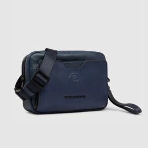 Leather Clutch with two dividers and Shoulder strap