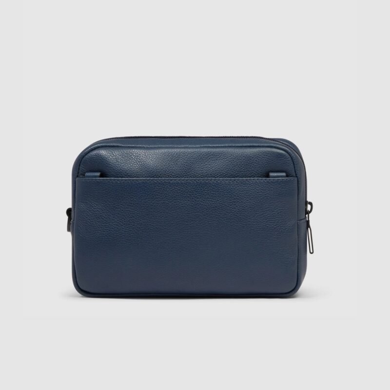 Leather Clutch with two dividers and Shoulder strap