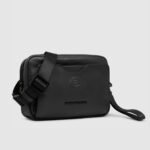 Leather Clutch with two dividers and Shoulder strap