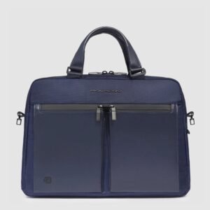 Laptop backpack 16" Nylon and leather