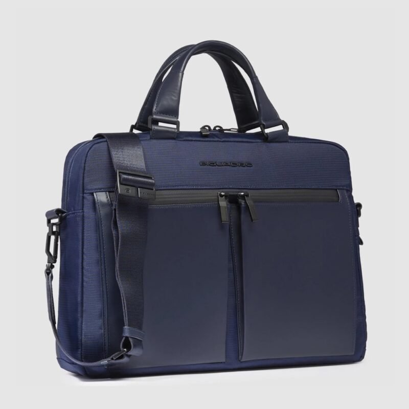 Laptop backpack 16" Nylon and leather