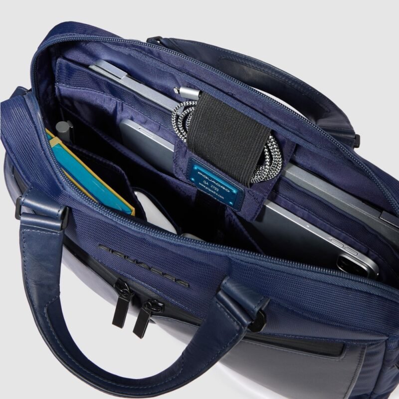 Laptop backpack 16" Nylon and leather