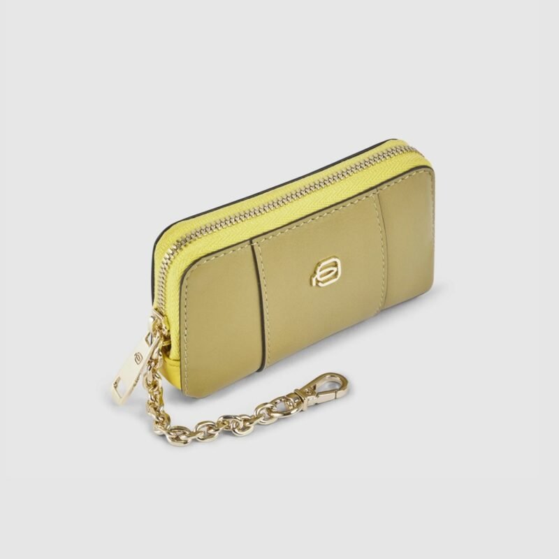 Leather key holder case