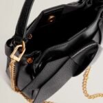 SSANSA Knot Bow Mini Top Handle Bag
