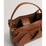 SSANSA Knot Bow Mini Top Handle Bag