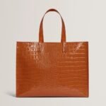 WELLMA Croc Effect Extra Large Icon Bag