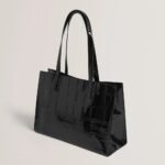 WELONA Croc Effect Elongated Icon Bag