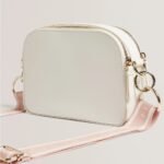 LUCEELE Webbing Leather Crossbody Bag