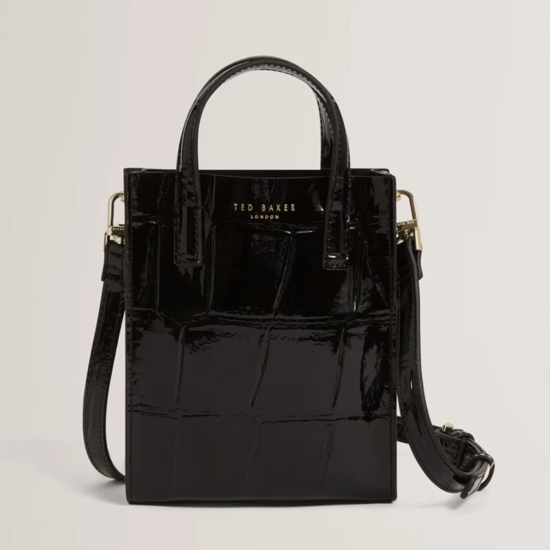 VIIENNA Croc Effect Mini Icon Bag