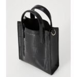 VIIENNA Croc Effect Mini Icon Bag